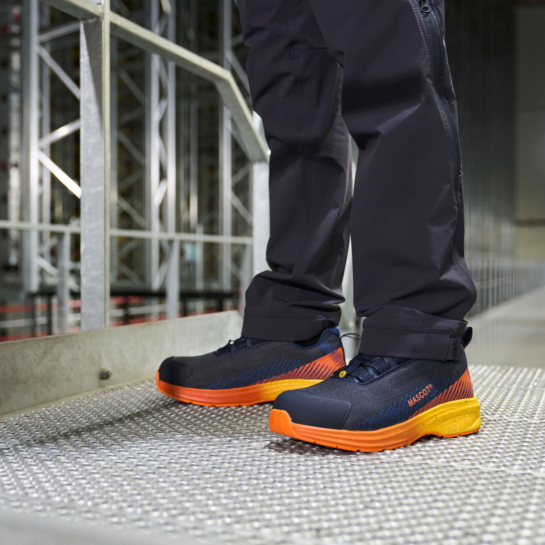 Mascot Customized safety shoes S1PS, Dark Marine/Orange, large image number 1