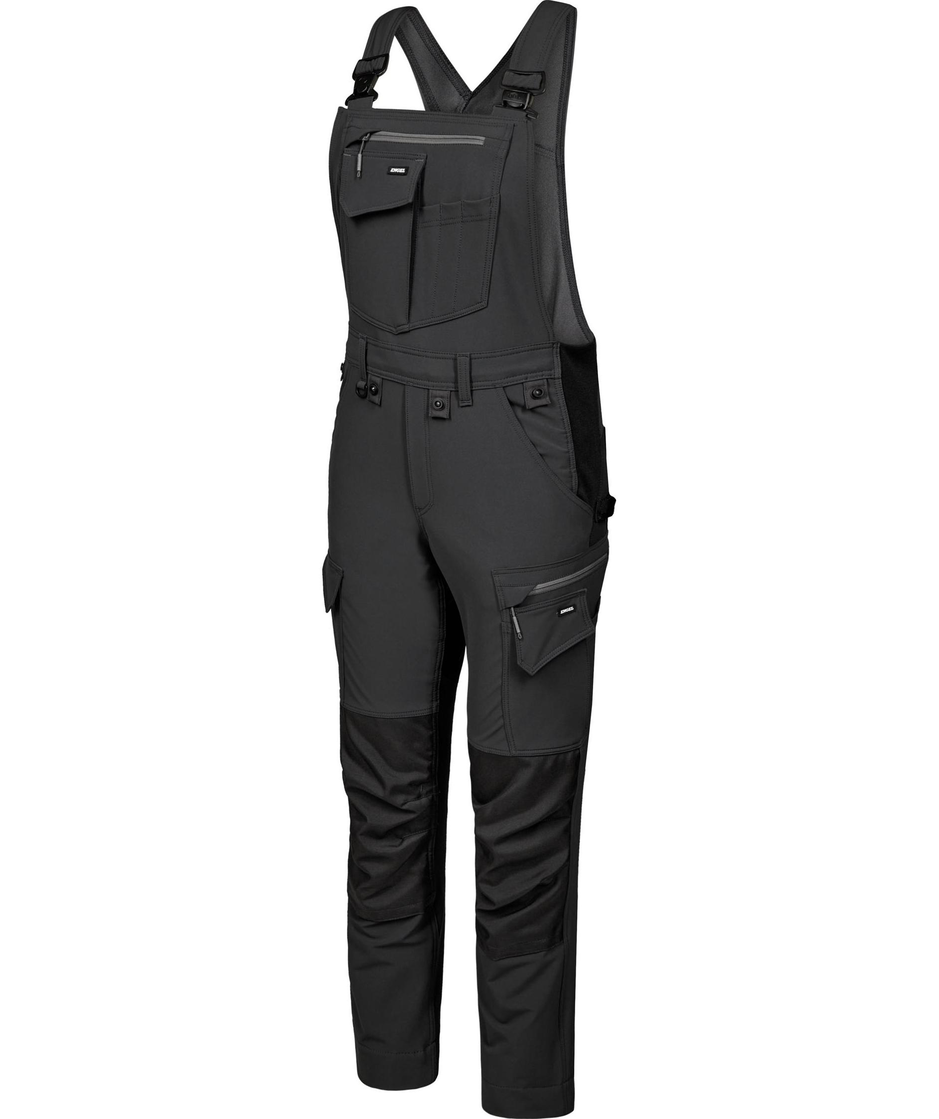 Engel Entire Damen Latzhose full stretch, Anthracite Grey/Black, large image number 4