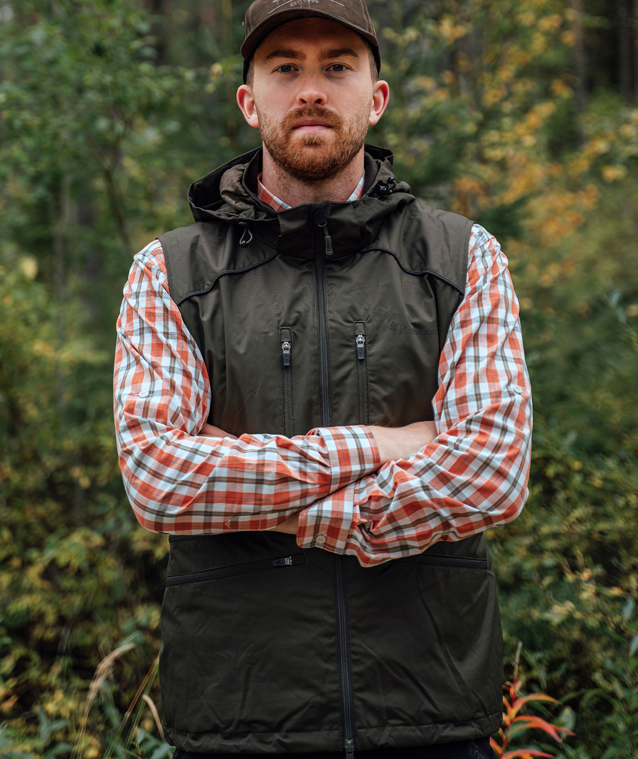 Pinewood Glenn skjorte, Terracotta/Brun, large image number 1