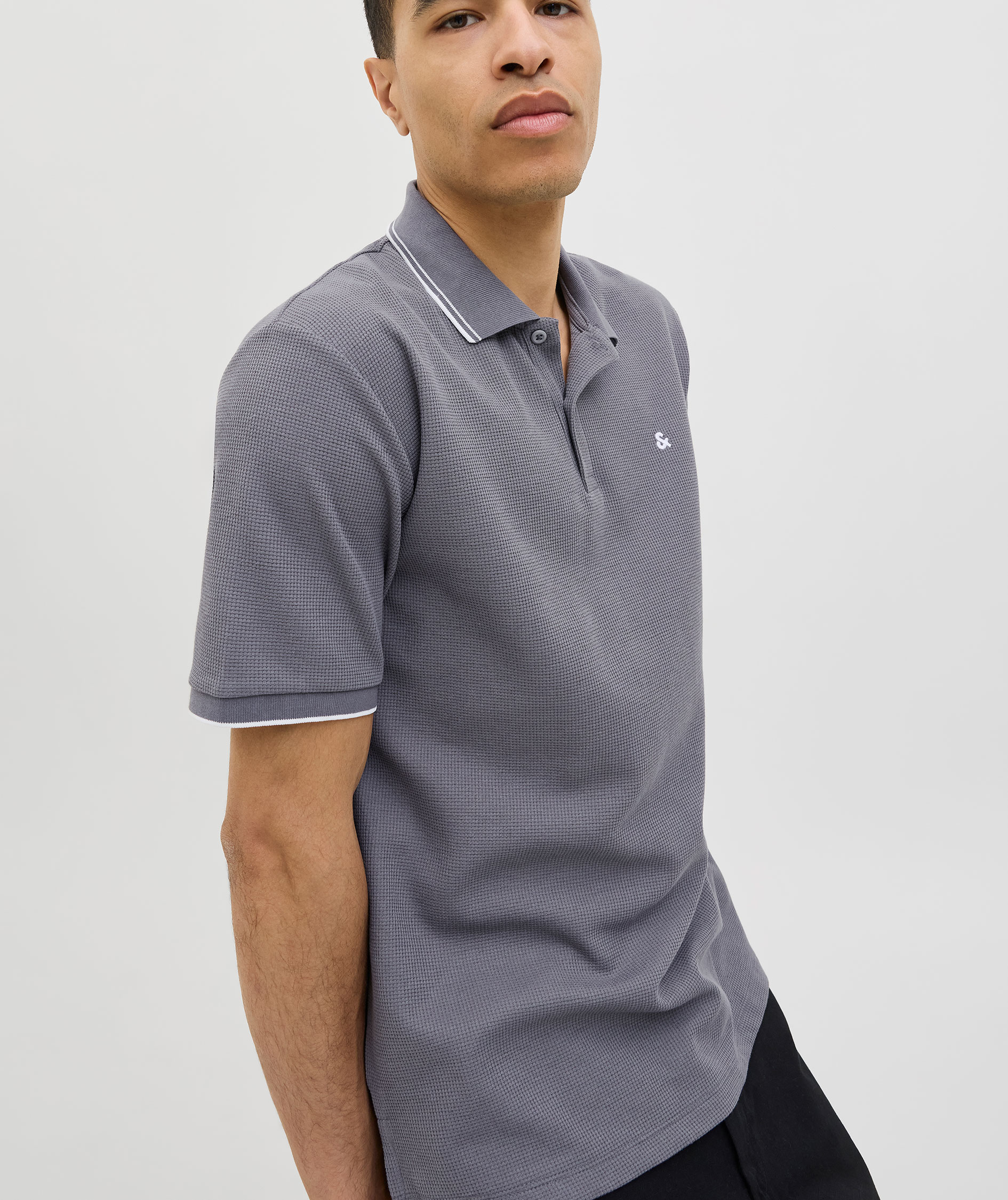 Jack & Jones JJEAUSTIN Polo T-skjorte, Castlerock, large image number 6