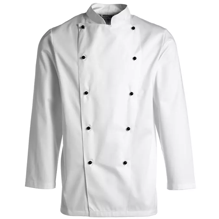 Kentaur chefs jacket without buttons, White, large image number 0