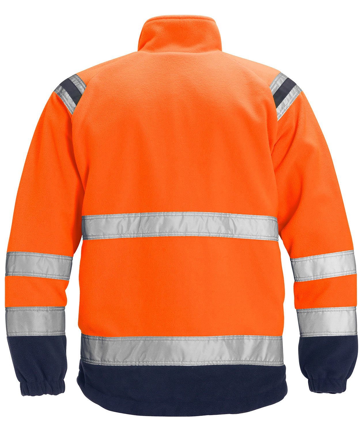 Fristads fleece jacket 4041, Hi-vis Orange/Marine, large image number 1