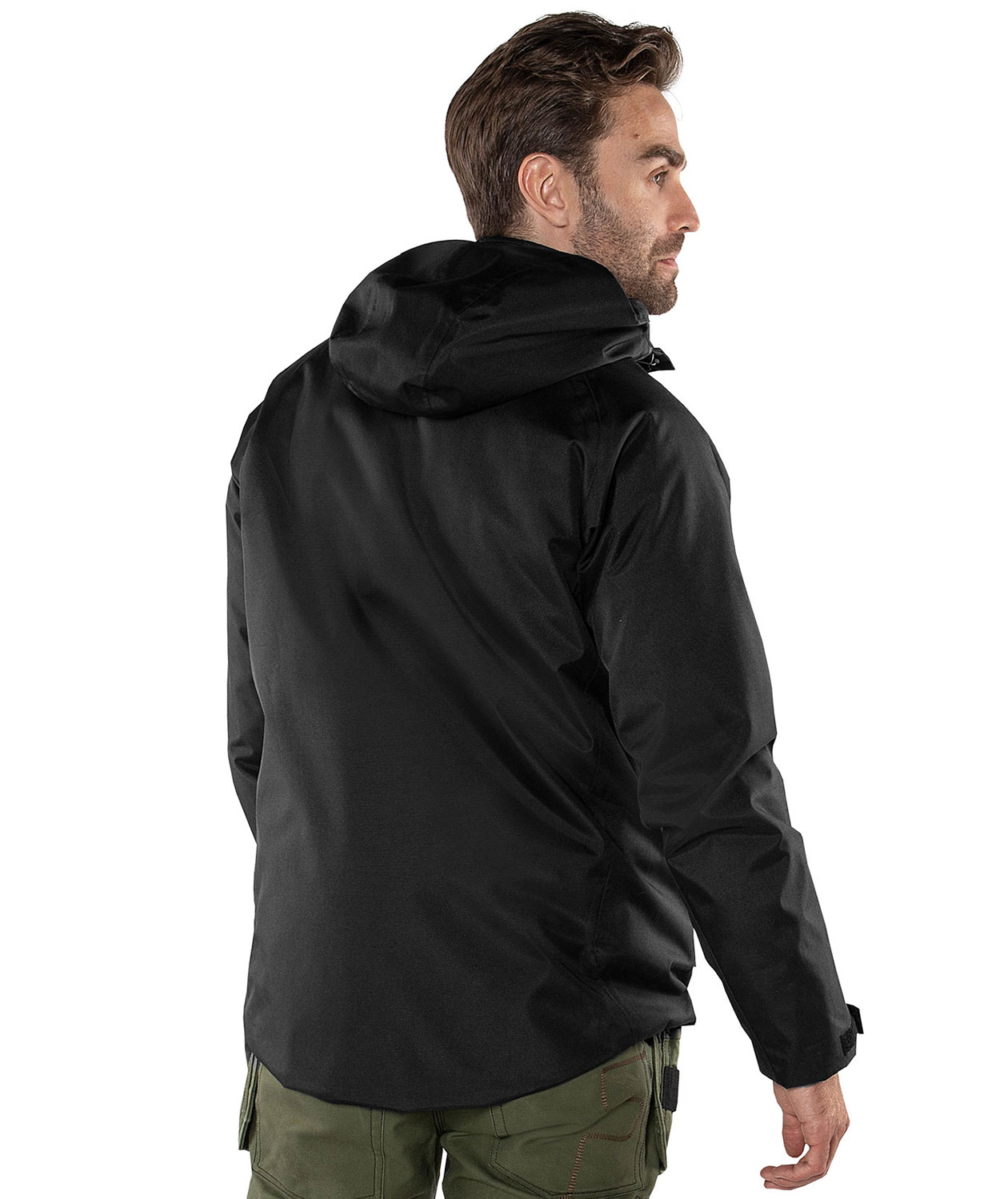 Fristads shell jacket 4922 GRS, Black, large image number 2