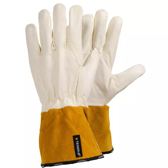 Tegera 11CVA welding gloves, White/Yellow, large image number 0