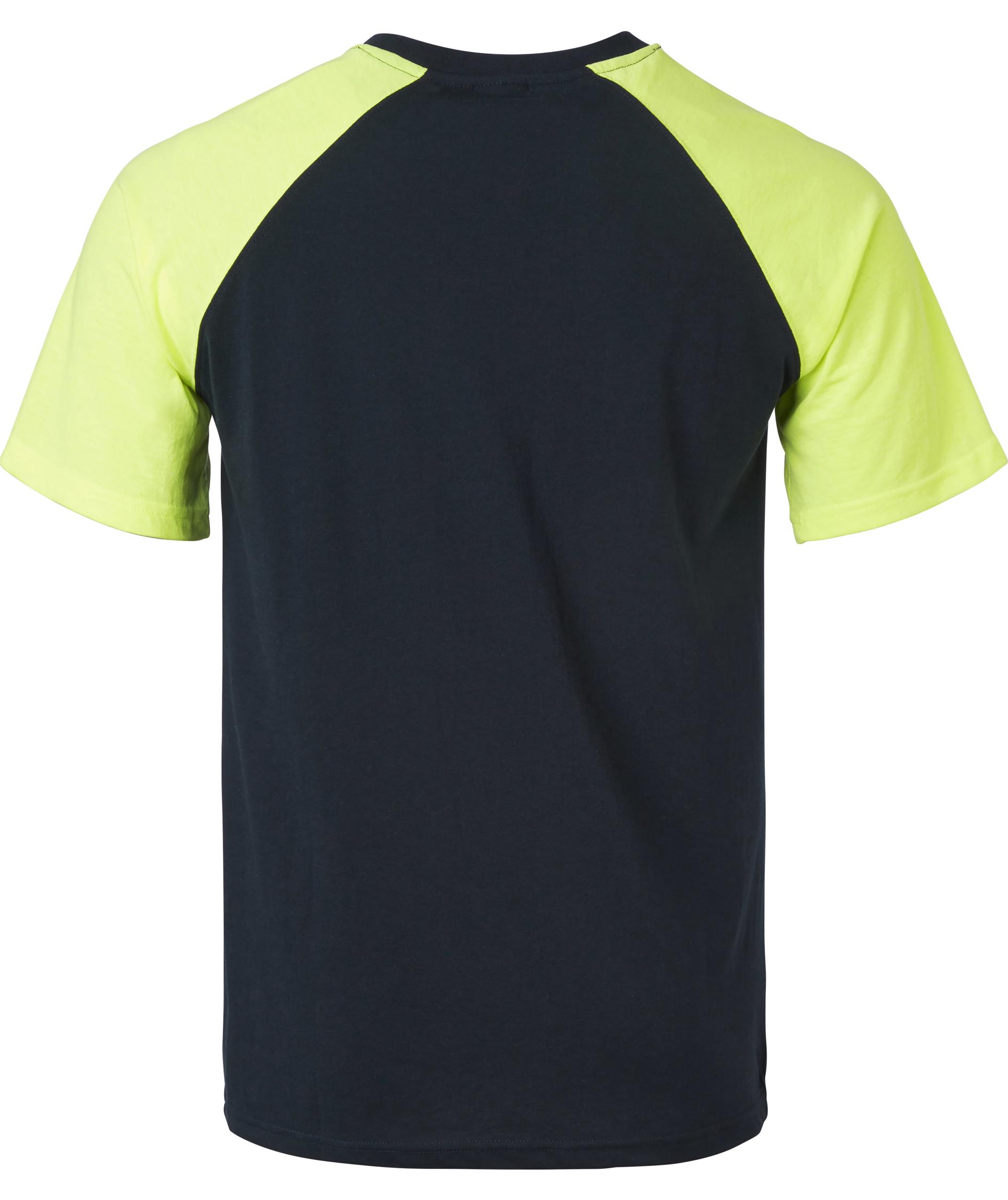 Top Swede T-shirt 225, Navy/Hi-Vis gul