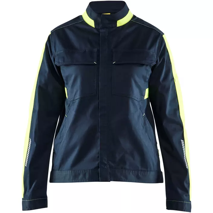 Blåkläder arbetsjacka dam, Mörk Marinblå/Hi-Vis Gul, large image number 0