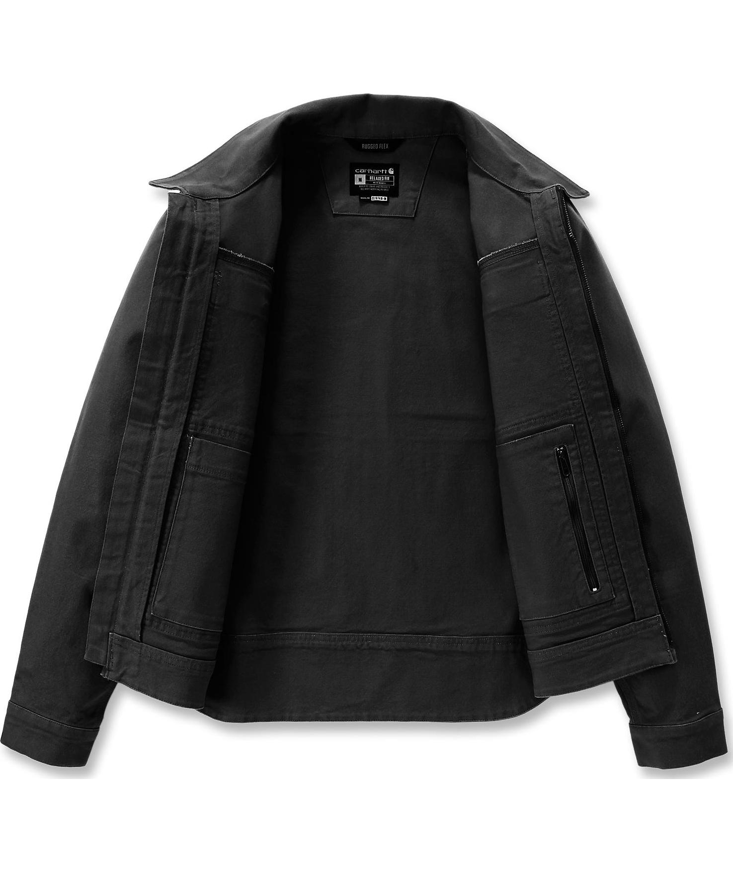 Carhartt Duck Jacke, Black, large image number 3