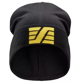 Snickers beanie with S logo, Black/Yellow