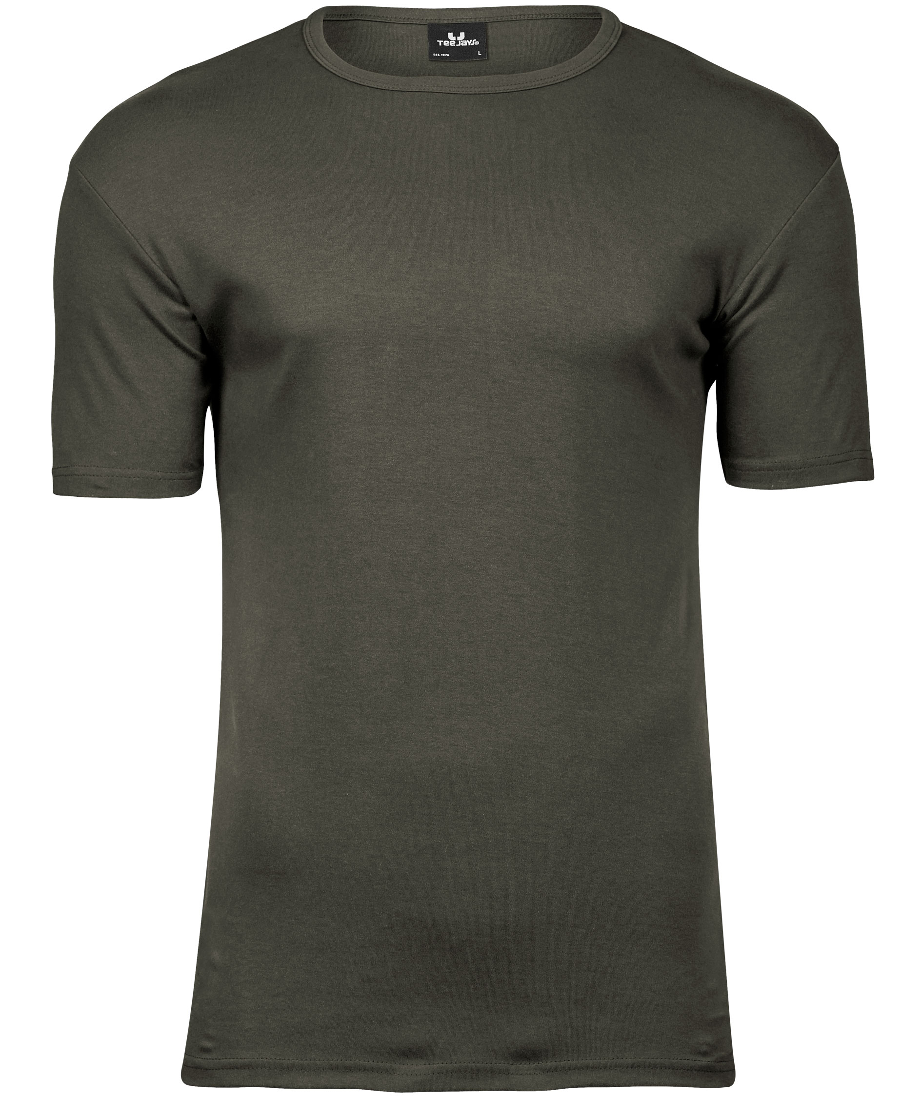 Tee Jays Interlock T-shirt, Deep Green, Deep Green, swatch