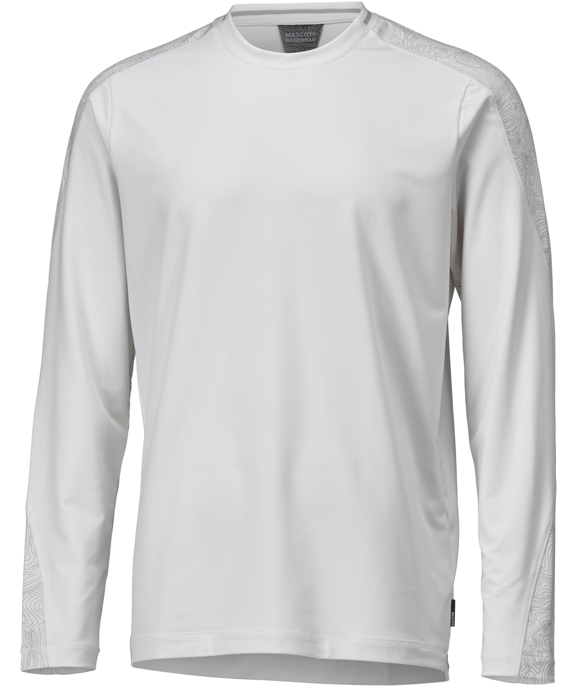 Mascot Customized long-sleeved T-shirt, White, White, swatch