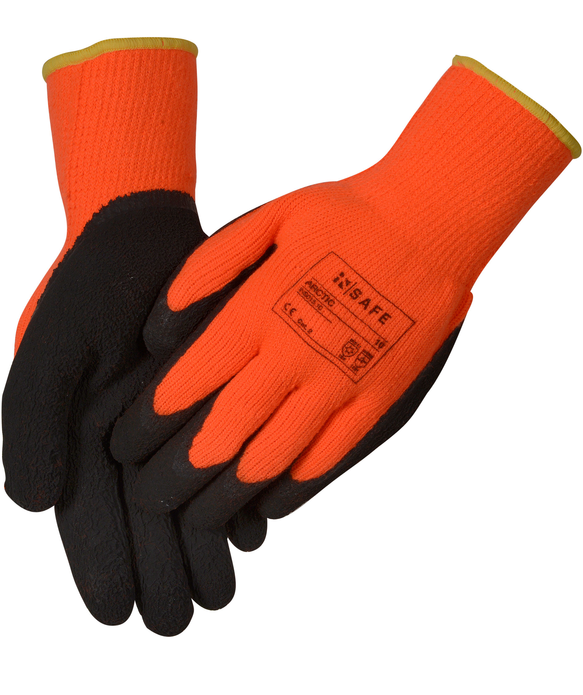 OX-ON InSafe Arctic arbetshandskar, Svart/Orange