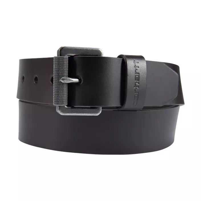 Carhartt läderbälte, Dark brown, large image number 0