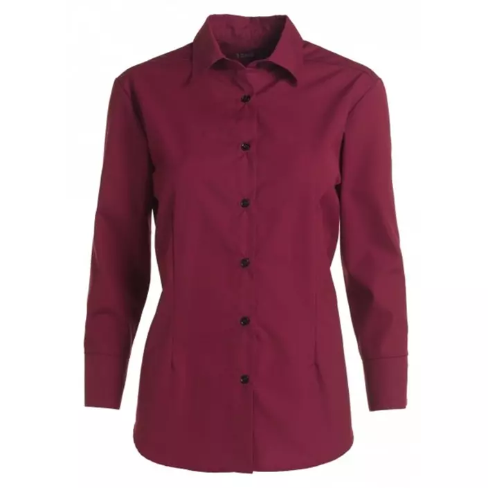 Kentaur modern fit women's shirt, 7/8-length sleeves, Bordeaux, large image number 0