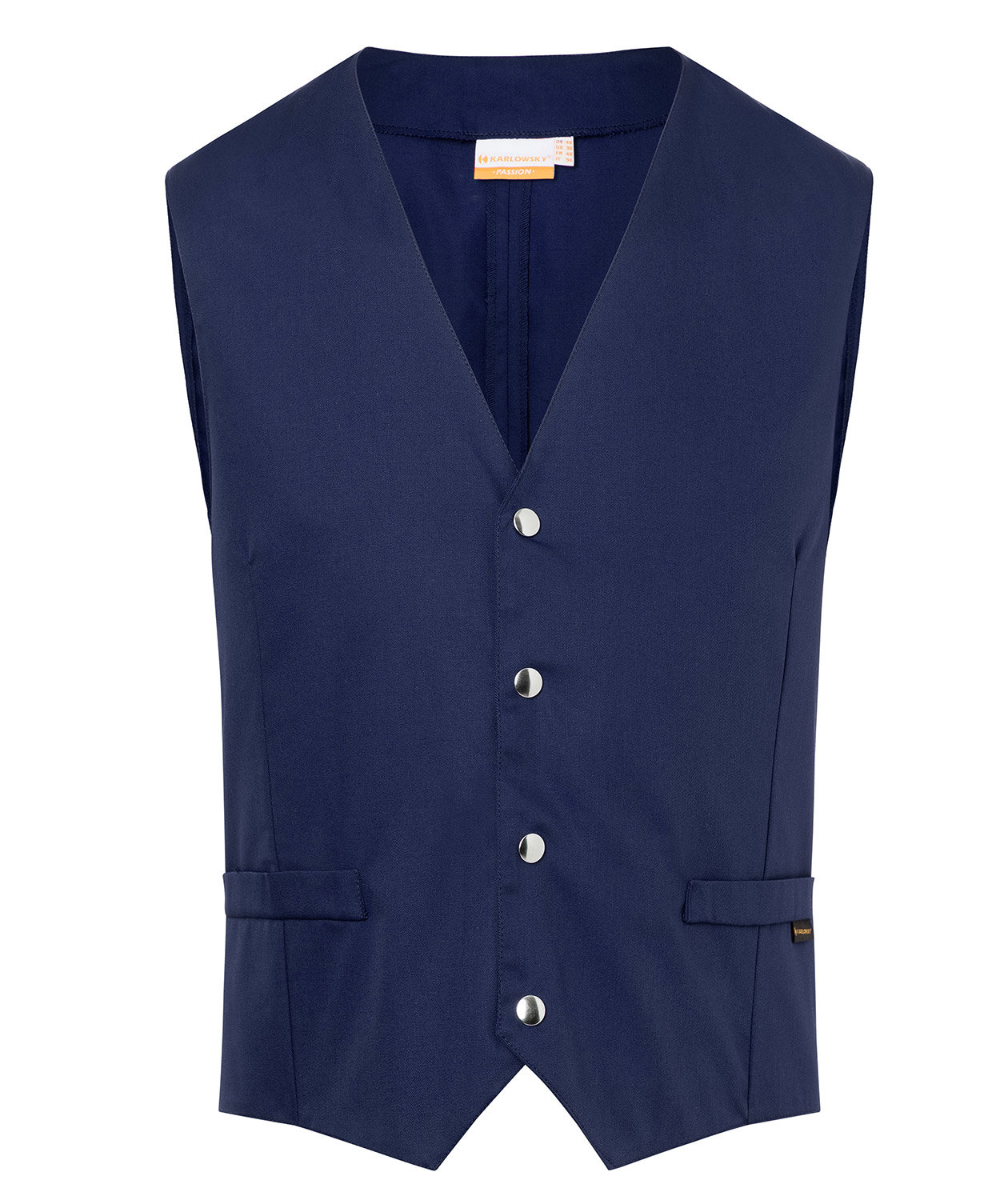 Karlowsky Kai server waistcoat, Navy, Navy, swatch