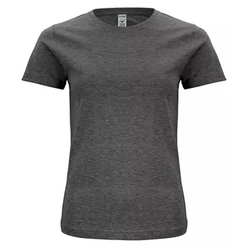 Clique Classic dame T-skjorte, Anthracite melange