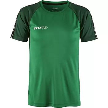 Craft Squad 2.0 Contrast T-skjorte for barn, Team Green-Ivy