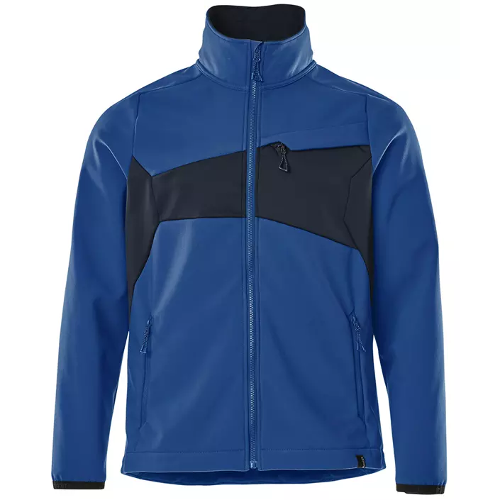 Mascot Accelerate softshell jacket, Azure Blue/Dark Navy, large image number 0
