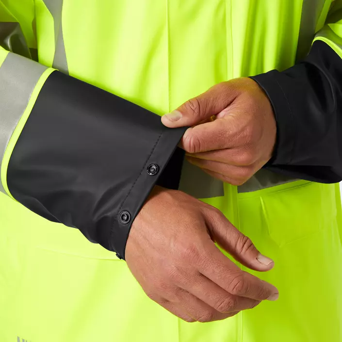 Helly Hansen Addvis regnjacka, Varsel Gul/Ebony, large image number 5