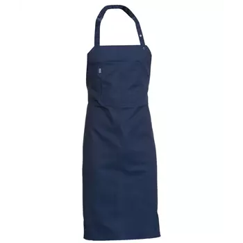 Nybo Workwear All-Over bib apron with pocket, Navy