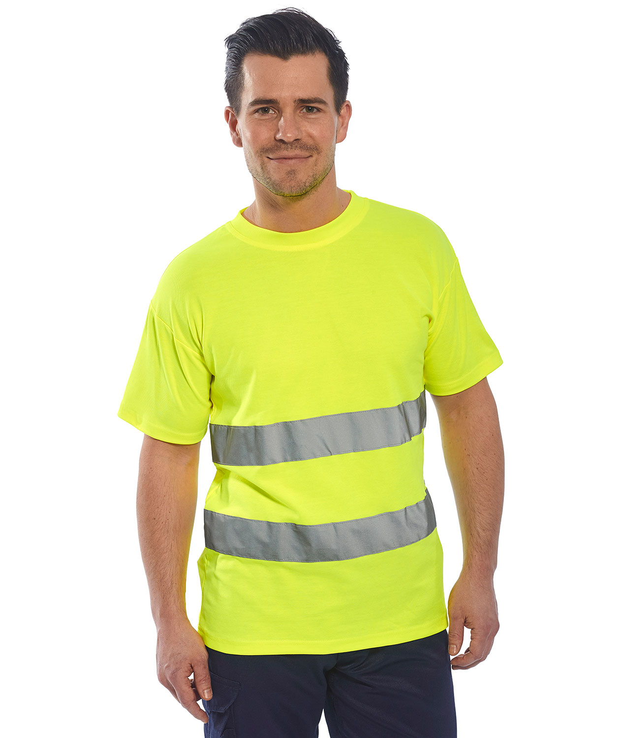 Portwest T-shirt, Hi-Vis Yellow, large image number 1