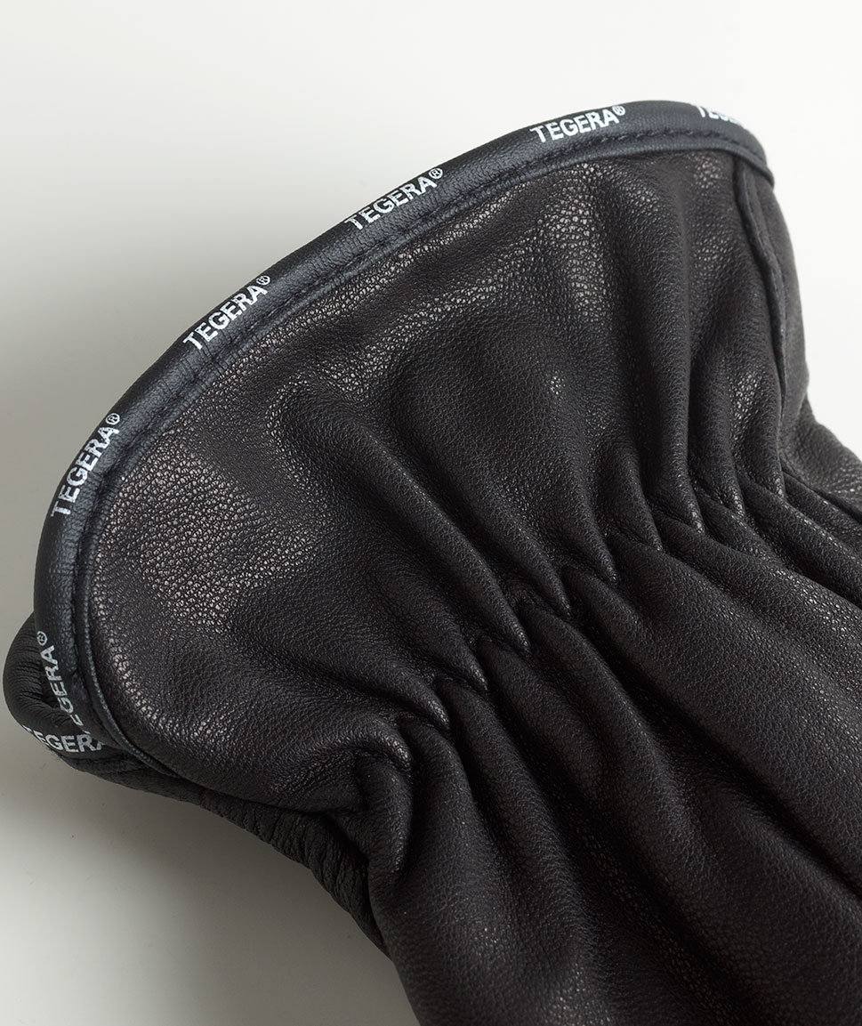 Tegera 8355T cut protection leather gloves Cut B, Black, large image number 2