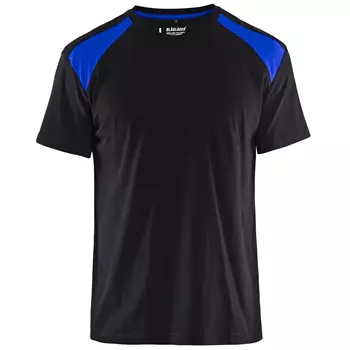 Blåkläder Unite T-Shirt, Schwarz/Kobaltblau