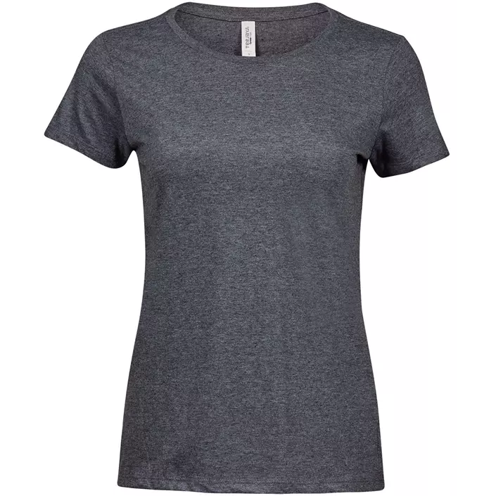 Tee Jays Urban Melange dame T-shirt, Sort melange, large image number 0