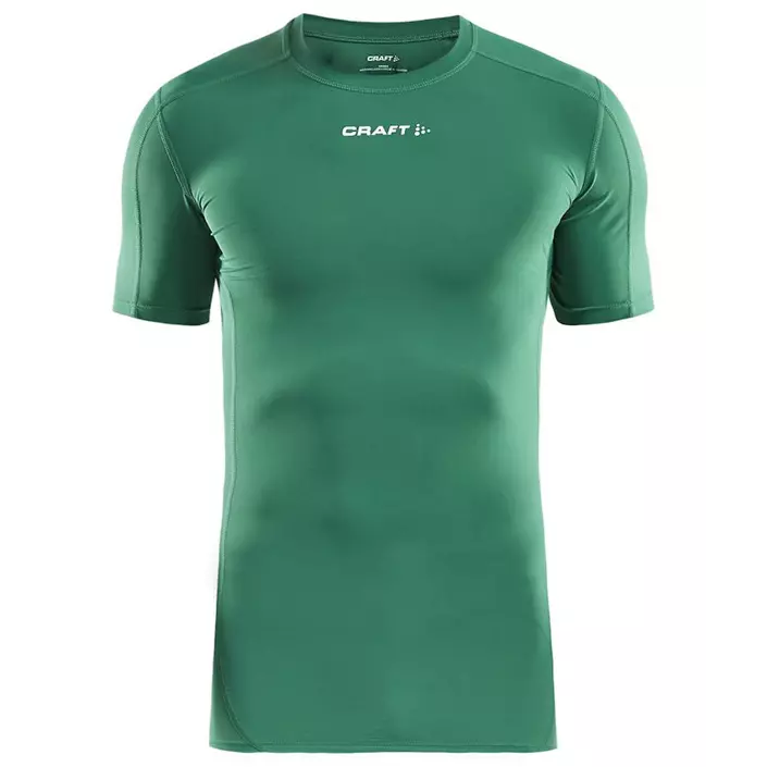Craft Pro Control kompresjons T-skjorte, Team green, large image number 0