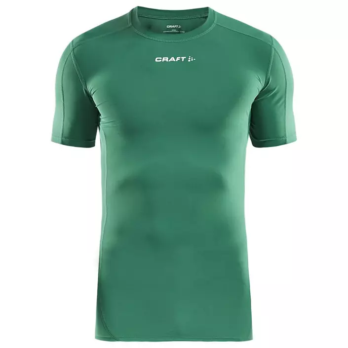 Craft Pro Control kompresjons T-skjorte, Team green, large image number 0