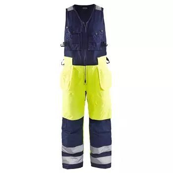 Blåkläder winter one-piece trousers, Hi-vis Yellow/Marine