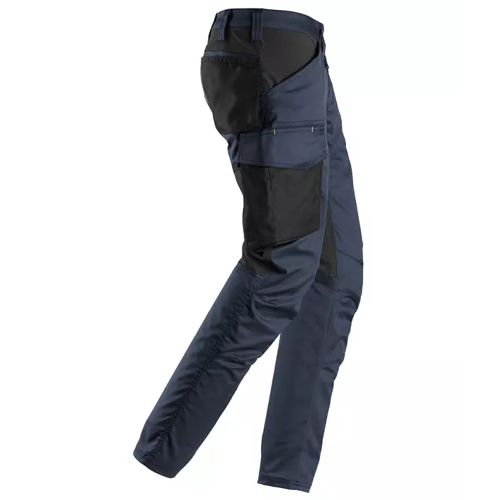 Snickers AllroundWork women's service trousers 6703, Navy/Black, large image number 3