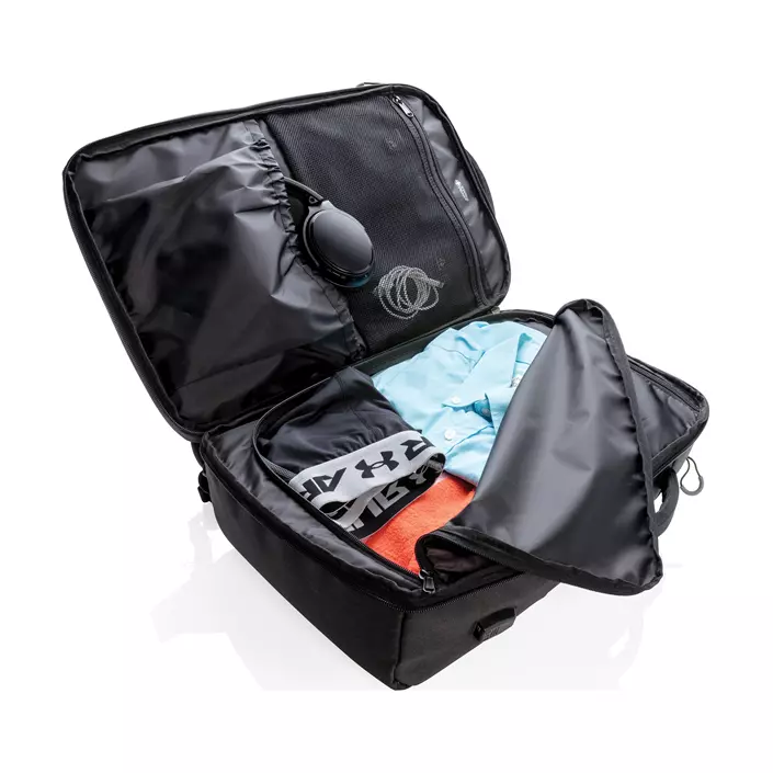 Swiss Peak XXL Weekend Reiserucksack 20L, Schwarz, Schwarz, large image number 5