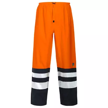 ProJob rain trousers 6504, Hi-vis orange/Grey