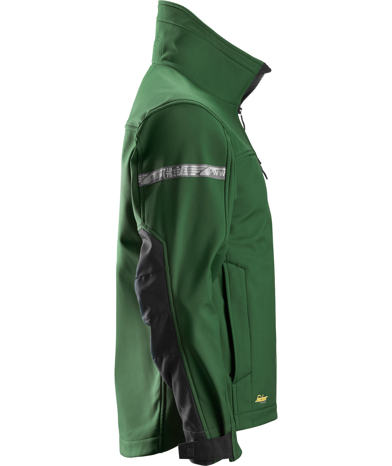 Snickers AllroundWork softshelljacka 1200, Skog gr&ouml;n/svart, large image number 3