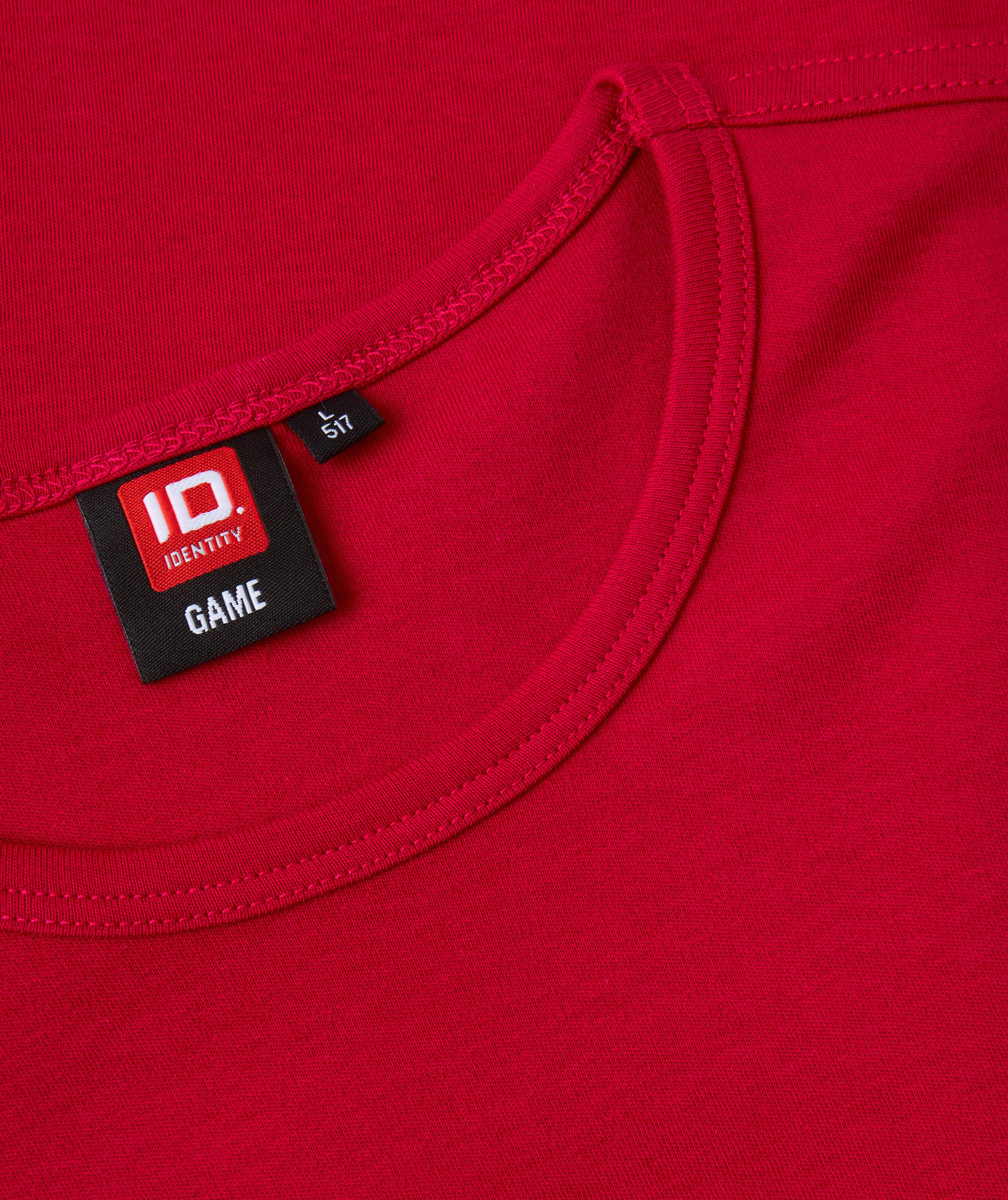 ID Interlock T-shirt, Red, large image number 3