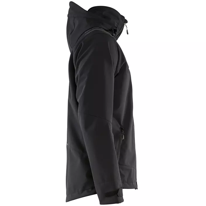 Blåkläder softshell jacket, Black, large image number 3