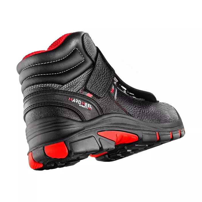 VM Footwear Bolton sikkerhedsstøvletter S3L, Sort/Rød, large image number 1