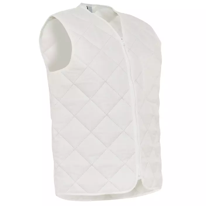 Elka Lux vattert vest, Hvit, large image number 0