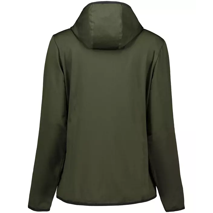 Westborn women's hoodie with zipper, Dusty Olive, large image number 3