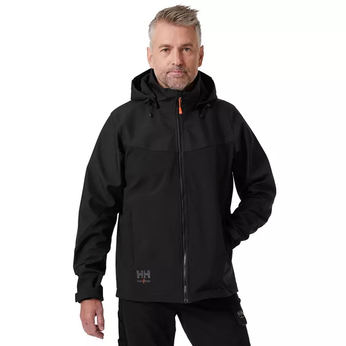 Helly Hansen Oxford softshell jacket, Black, large image number 1
