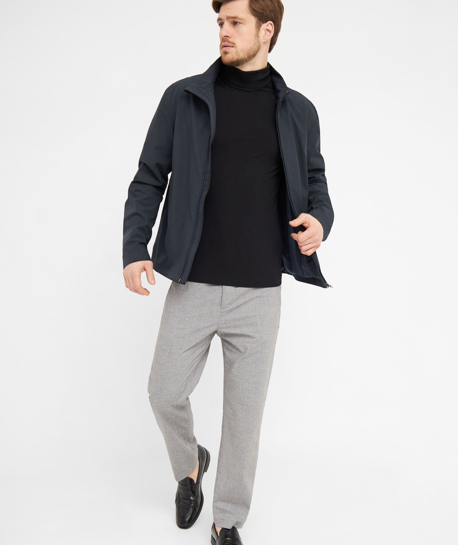 Clipper Inverness jacket, Navy Night Sky, large image number 6