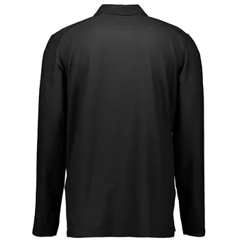 Kansas Match long-sleeved Polo shirt, Black