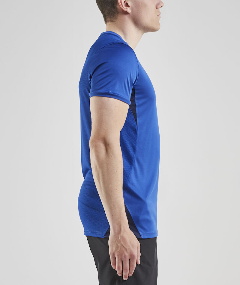 Craft Pro Control Impact T-shirt, Navy/Club cobolt, large image number 3