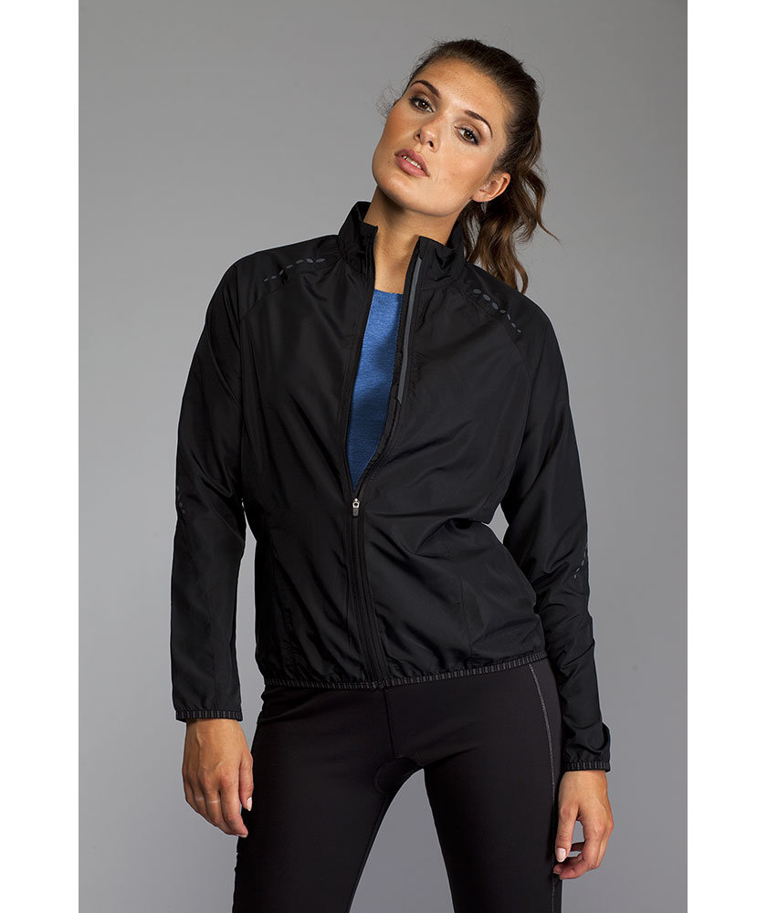 Pitch Stone dame l&oslash;pejakke, Black, large image number 2