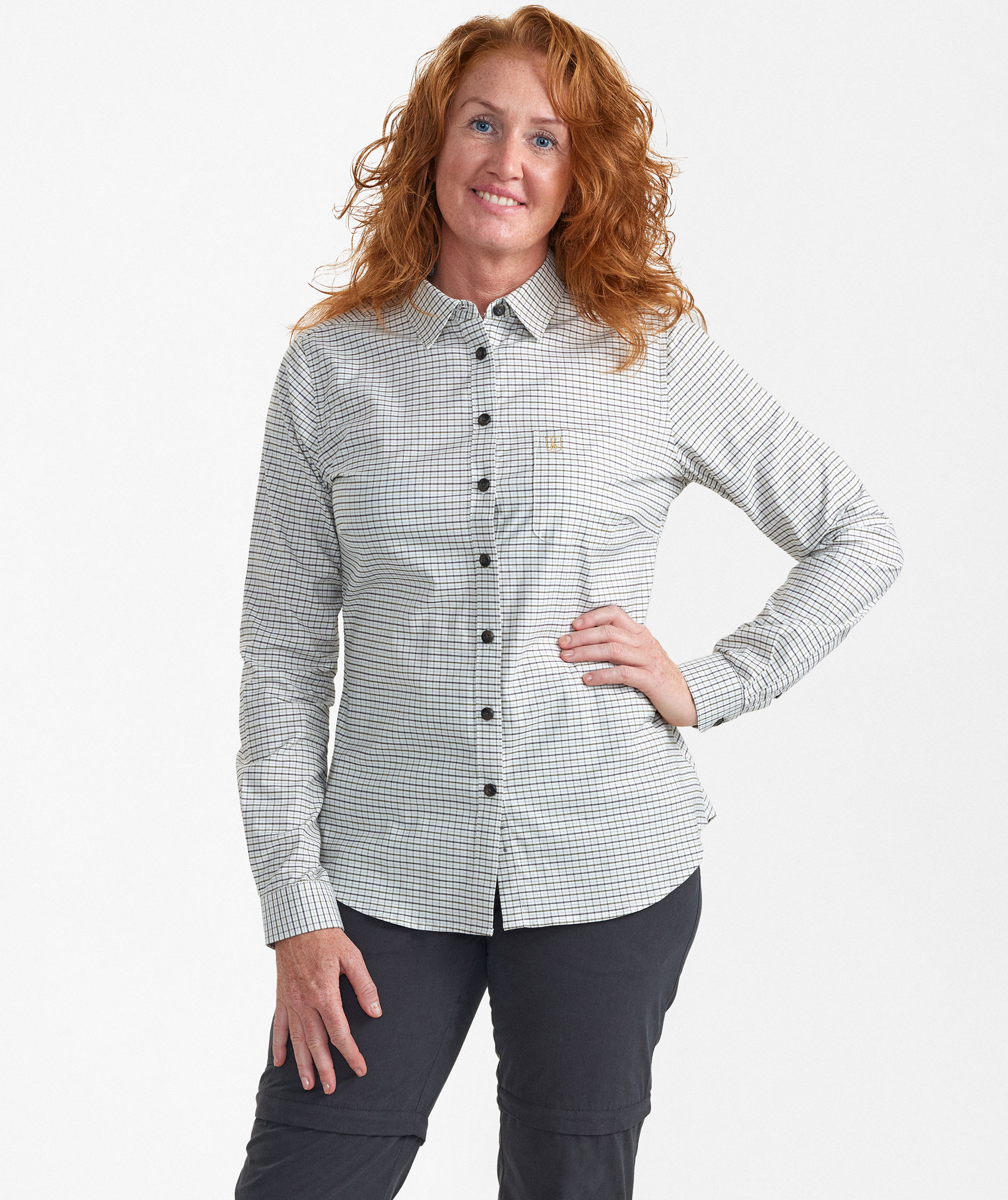 Deerhunter Sara skjorta dam, Green Check