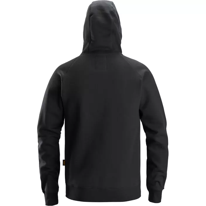 Snickers Logo hoodie with zipper 2846, Black, large image number 2