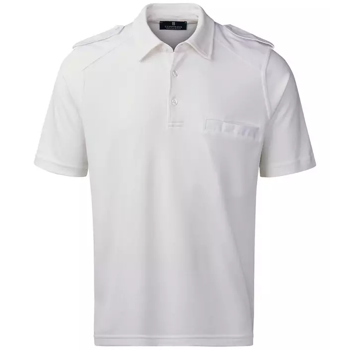 CC55 Frankfurt Sportwool polo T-shirt, Hvid, large image number 0