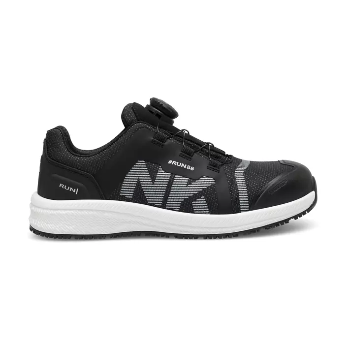 NOKNOK RUN88 sikkerhedssko S3S, Sort/Hvid, large image number 4