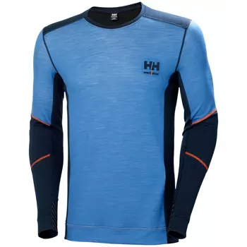 Helly Hansen Lifa undertrøje med merinould, Navy/Stone blue
