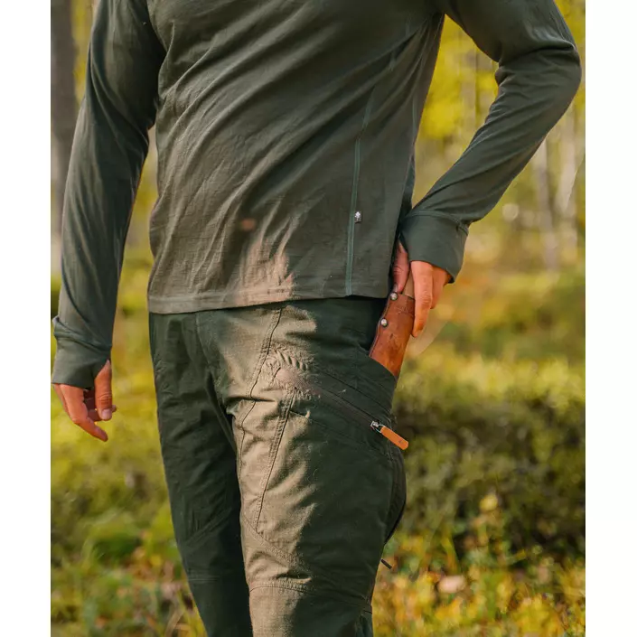 Pinewood Lappland Expert bukser, Moss green, large image number 8